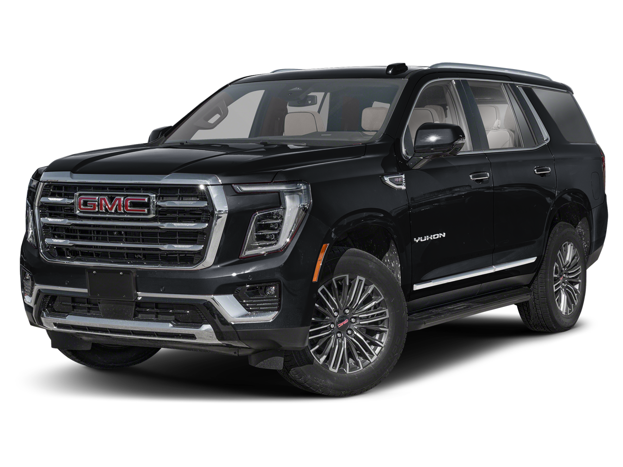 2025 GMC Yukon Elevation in Onyx Black — front three-quarter view