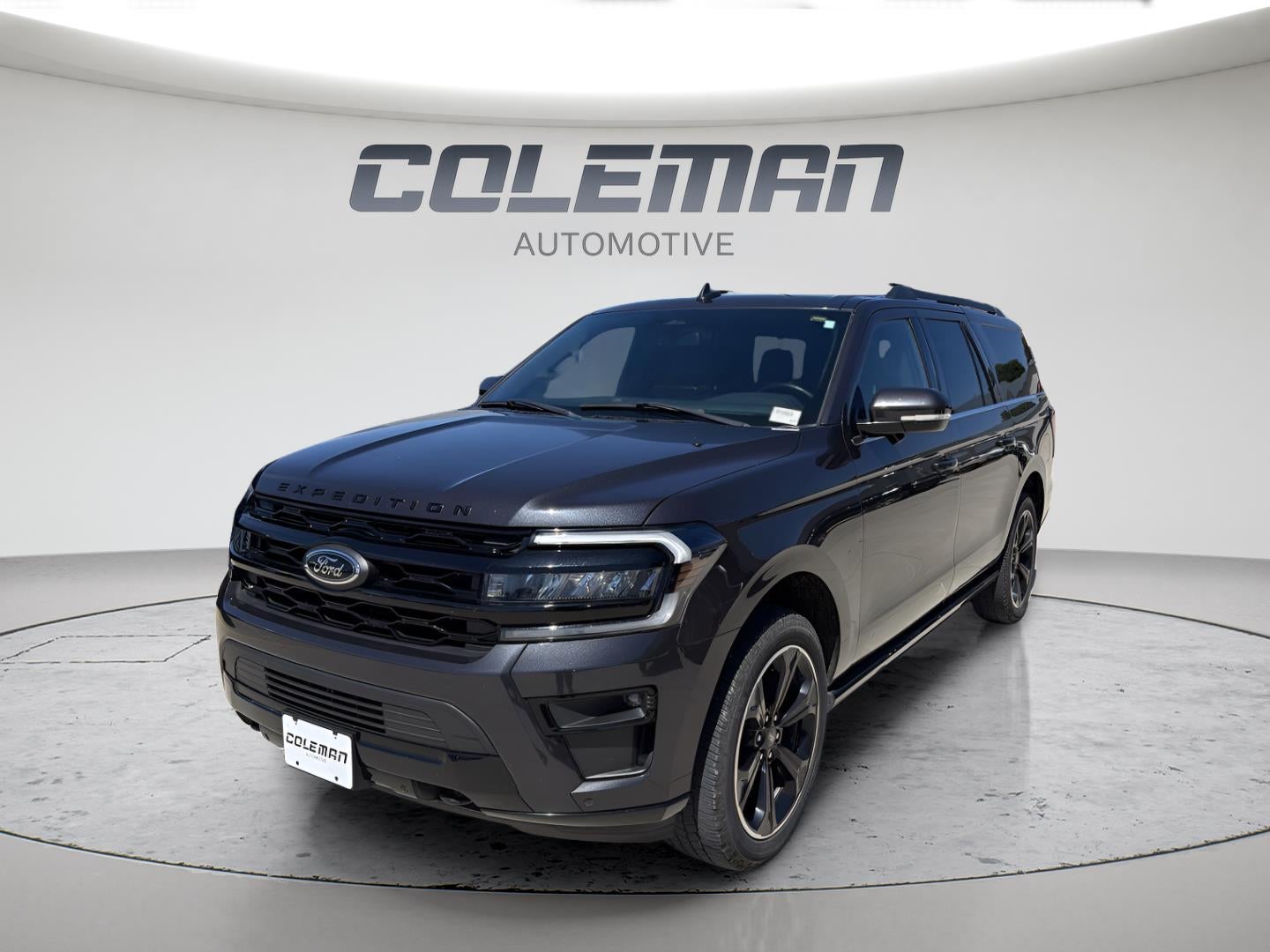 2022 Ford Expedition Max Limited in Gray — front three-quarter view