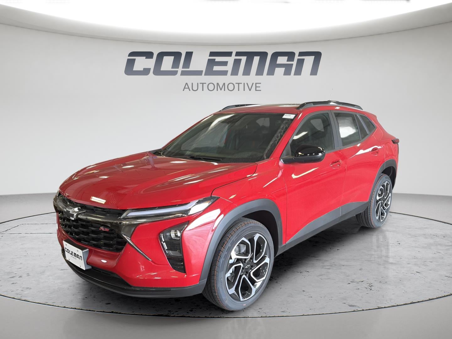 2026 Chevrolet Trax 2RS in Apex Red — front three-quarter view